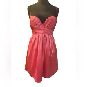 Y2K Bcbg Pink Babydoll Feminine Pocket Mini Dress 2 Party Sweetheart Going Out